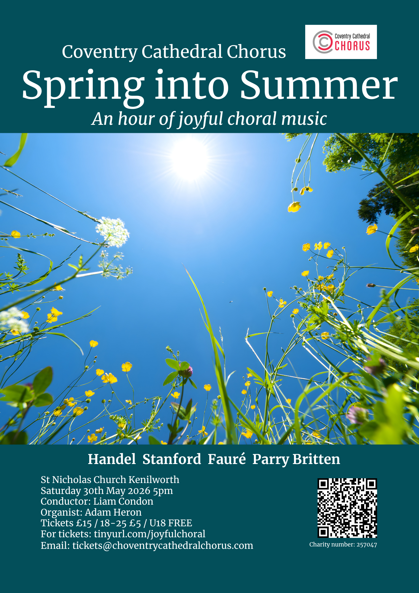 Spring into Summer Concert St Nicholas Church, Kenilworth